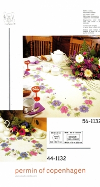 Permin of Copenhaghen - 44-1132+56-1132 Tablecloth XSD