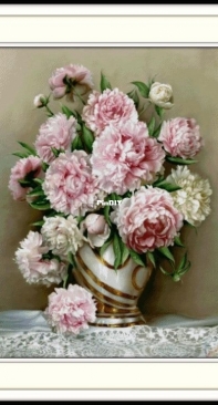 Peonies of Madame Reignoux by Irina Sumarokova