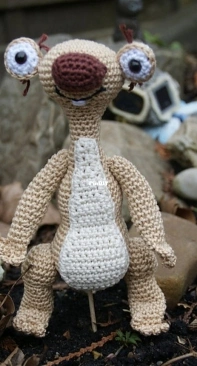 Carins Creaties - Carin van Kuijk - Sid the Sloth Ice Age - French