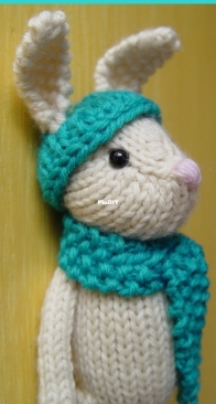 Genevie the Snow Bunny by Rachel Borello Carroll