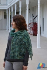 Skyfari Scarf by Diana Rozenshteyn/  Sunny with a Chance of Knitting-Free