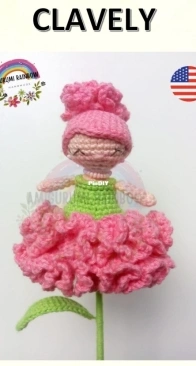 Amigurumi Rainbow - Clavely Reversible Carnation