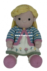 Knitables- Girl Doll - Sarah Gasson