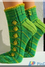 Löwenzahn Socks by Micha Klein/Wolletraum-Eng,German-Free