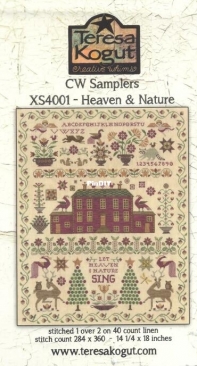 Teresa Kogut Creative Whims - CW Samplers XS4001 Let Heaven and Nature Sing XSD