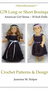 PatternsbyJeannine - Jeannine M. Holper - AG78 Long or Short Boutique