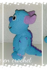 Un monde en crochet - Lidia K - Blue Monster - French