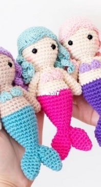 Bunnies and yarn - Michelle Alvarez - Lucy the Mini Mermaid