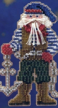 Mill Hill MH20-0303 Beaded Boatswain Santa