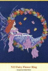 Designer Stitches N13 - Fairy Flower Ring by Debbie Minton