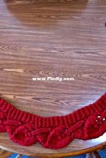 leaves scarf