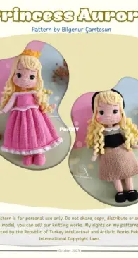 Dünyanın Amigurumisi - Bilgenur Çamtosun - Princess Aurora