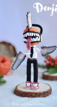 Amigurumis da Vit - Vitória Ferreira - Denjis Hybrid Form  - Portuguese