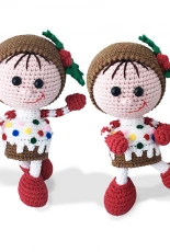 Little Owls Hut - Galina Stelmakhova -  Doll in a Christmas Muffin outfit