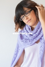 Aroha Knits-Te Manawakura Shawl by Francoise Danoy
