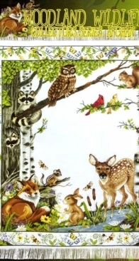 Woodland Wildlife Afghan from Stoney Creek Cross Stitch Collection Magazine Summer 2022 - Autumn 2023 XSD + PCS