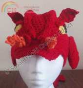 Dragon Hat 1 yr+ by Crochet Addict