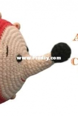 Madres Hiperactivas - Ana Artedetei - Roco the hedgehog amigurumi with wooden beads- Spanish - Free