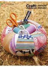 Craft Pattern Podcast-Pin Cushion Caddy-Free Pattern