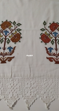 Cross stitch  runner
