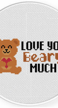 Daily Cross Stitch - Love You Beary Much
