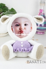 Tanaticrochet -  Tatyana/Tatiana Kucherovska - Photo Frame Lamb - Spanish