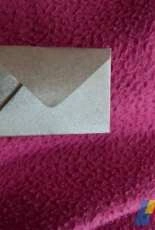 Mini enveloppe pour cadeau,table
