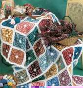 Scrap Afghan by Joyce Messenger