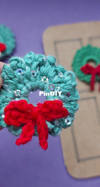 Foxcielle - Katharina Szekacs - Mini Wreath - Mini-Weihnachtskranz - Eglish - German - Free