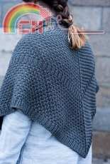 Cindersmoke Shawl by Kalurah Hudson