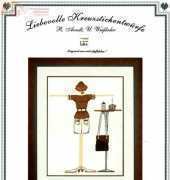 Liebevolle Kreuzstichentwurfe B-148-10 - Lulu Belle im Bistro