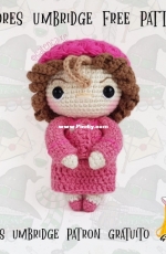 Galencaixe Encaixe y Amigurumis - Vita - Dolores Umbridge - Free
