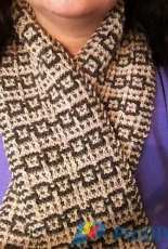 Mosaic Scarf by Brian Kohler/Skacel Coll.Inc. -Free