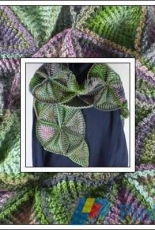 Frankies Knitted Stuff - Frankie Brown - Armoured Shawl - Free