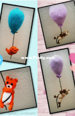 Sarahs Wollwahn - Baby Room Window Deco with Horse Ben and Tiger Nala - German - Free
