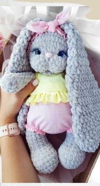 Toy beads - Nataliya Orlova - Наталия Орлова - Bunny Big - Зайка Биг - Russian