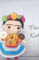 Pipizzuella Crochet - Maira Pérez Tessino - Frida Kahlo - English and Spanish - Free