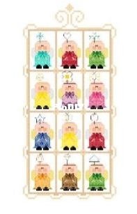 San-man Originals - Inky Dinky Dozen Angels by Sandra Dering - FREE
