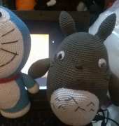 Doraemon and totoro