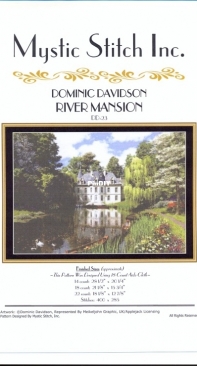 Mystic Stitch Inc. DD-23 River Mansion by Dominic Davidson