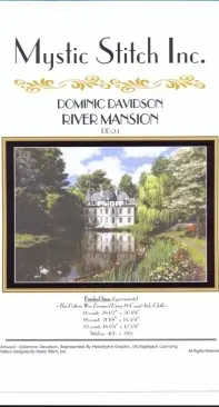 Mystic Stitch Inc. DD-23 River Mansion by Dominic Davidson