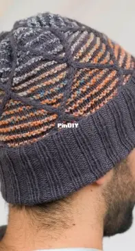 Cabled Trellis Hat by Stephen West