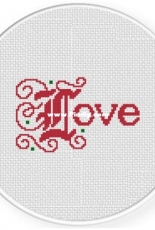Daily Cross Stitch - Love Gothic