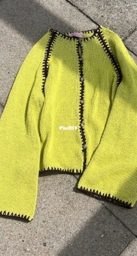 Deima's Crochet Cotton Cardi - Nanna Burmeister, Deima Knitwear