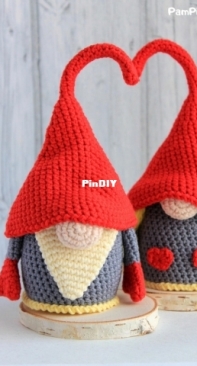 Pam Pino Design - Nazeli Mkrtchyan-Tadevosyan - I Love You Gnomes