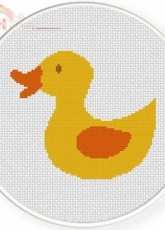 Daily Cross Stitch - Rubber Duckie