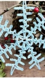 Crochetpedia - Kate - Crochet Snowflakes Mini CAL - Winter Crystal Crochet Snowflake - Free