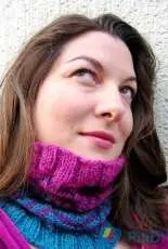 The Rare Yarns Company-Chevron Cowl by Jessica Powers-Free