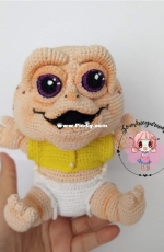 Zombiegurumi - Luisa Contreras - No La Mama Baby Dinosaur - Spanish