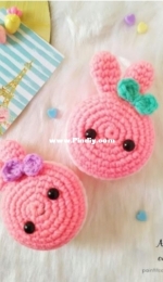 A little love everyday! - Paint It Colorful - Anitha Domacin - Bunny Macaron - Free